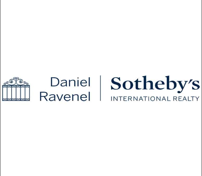 Daniel Ravenel | Sothebys International Realty logo with a decorative gate, perfect for your family vacation in South Carolina.