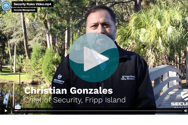 Fripp Island POA Security Video