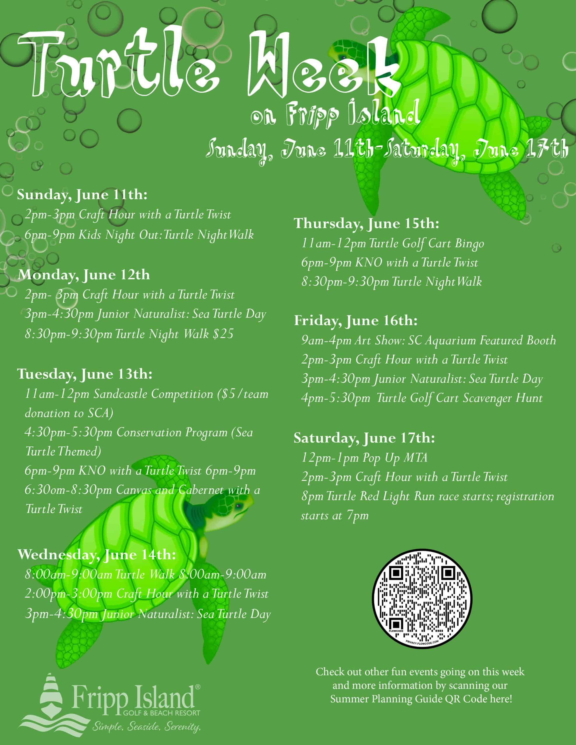 Turtle Week Turtle Week '23 - Fripp Island Stay