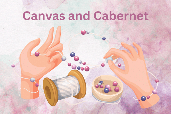 Try your jewelry making skills at Canvas and Cabernet on your Fripp vacation.
