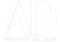 logo of article publisher White AD logo with Architectural Digest text on a light gray background.